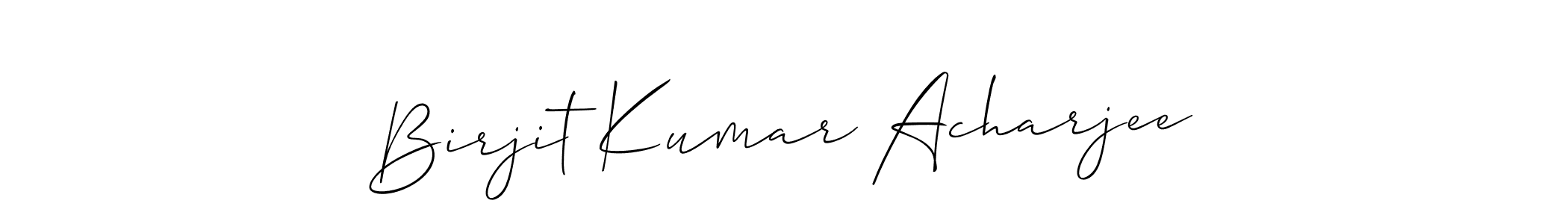 Design your own signature with our free online signature maker. With this signature software, you can create a handwritten (Allison_Script) signature for name Birjit Kumar Acharjee. Birjit Kumar Acharjee signature style 2 images and pictures png