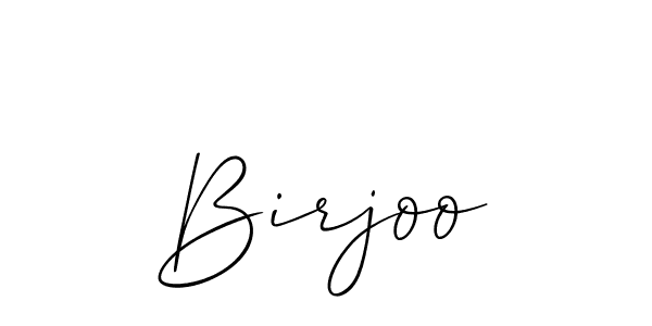 Create a beautiful signature design for name Birjoo. With this signature (Allison_Script) fonts, you can make a handwritten signature for free. Birjoo signature style 2 images and pictures png