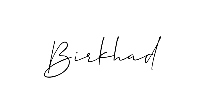 Make a beautiful signature design for name Birkhad. Use this online signature maker to create a handwritten signature for free. Birkhad signature style 2 images and pictures png