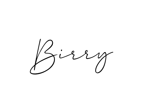 Also we have Birry name is the best signature style. Create professional handwritten signature collection using Allison_Script autograph style. Birry signature style 2 images and pictures png