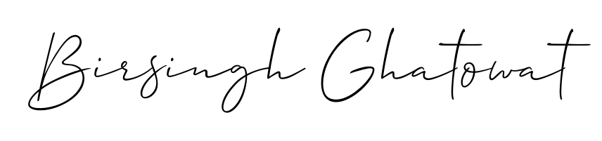 An effortless, minimalist signature concept for Birsingh Ghatowat using Allison_Script design. Clean lines that look great on any document. Birsingh Ghatowat signature style 2 images and pictures png