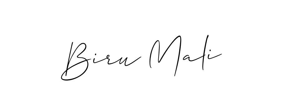 This is the best signature style for the Biru Mali name. Also you like these signature font (Allison_Script). Mix name signature. Biru Mali signature style 2 images and pictures png