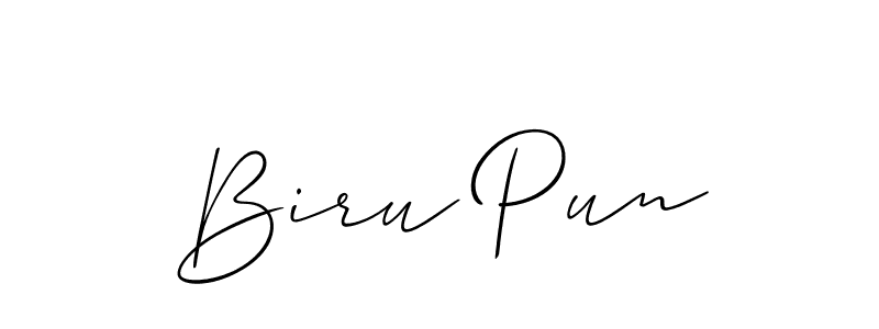 Here are the top 10 professional signature styles for the name Biru Pun. These are the best autograph styles you can use for your name. Biru Pun signature style 2 images and pictures png