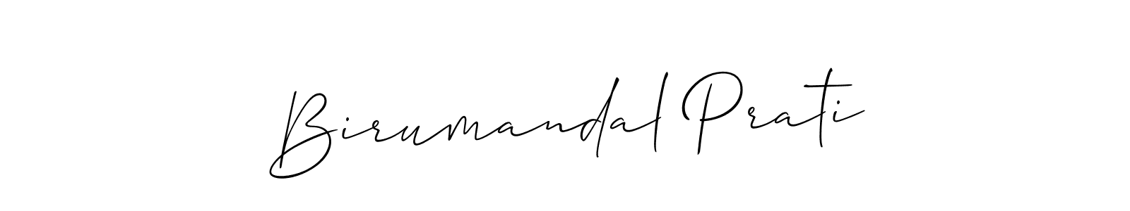 You can use this online signature creator to create a handwritten signature for the name Birumandal Prati. This is the best online autograph maker. Birumandal Prati signature style 2 images and pictures png