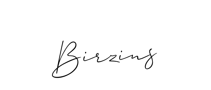 Best and Professional Signature Style for Birzins. Allison_Script Best Signature Style Collection. Birzins signature style 2 images and pictures png