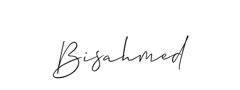 Also we have Bisahmed name is the best signature style. Create professional handwritten signature collection using Allison_Script autograph style. Bisahmed signature style 2 images and pictures png