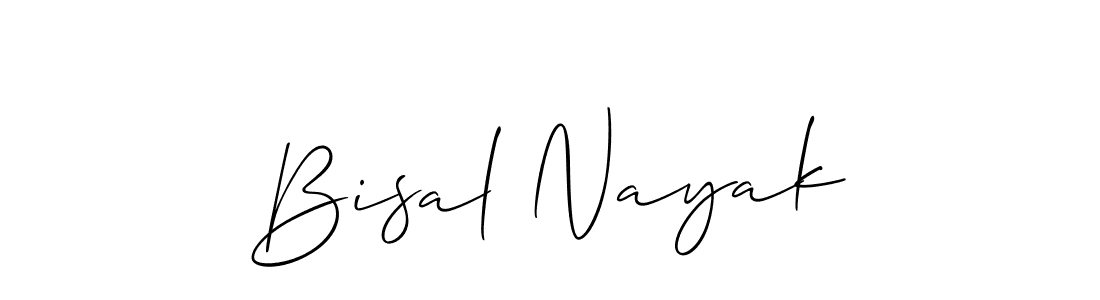 It looks lik you need a new signature style for name Bisal Nayak. Design unique handwritten (Allison_Script) signature with our free signature maker in just a few clicks. Bisal Nayak signature style 2 images and pictures png
