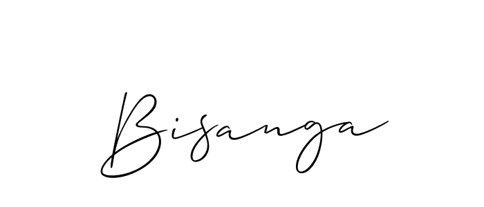 Bisanga stylish signature style. Best Handwritten Sign (Allison_Script) for my name. Handwritten Signature Collection Ideas for my name Bisanga. Bisanga signature style 2 images and pictures png