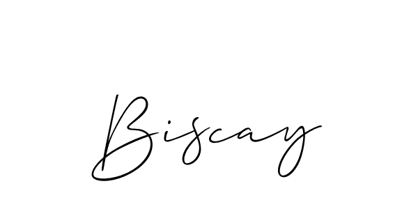The best way (Allison_Script) to make a short signature is to pick only two or three words in your name. The name Biscay include a total of six letters. For converting this name. Biscay signature style 2 images and pictures png