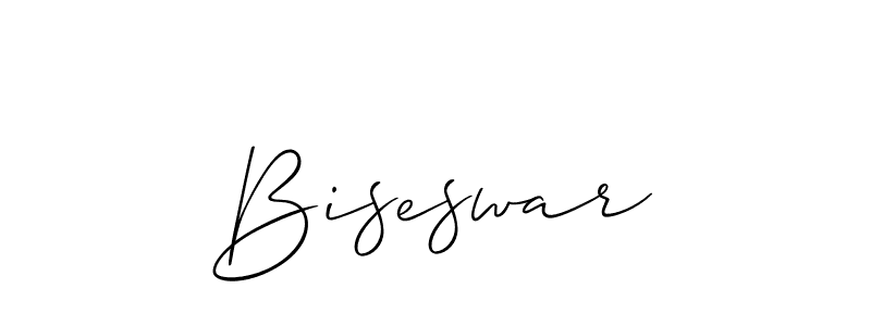 How to make Biseswar signature? Allison_Script is a professional autograph style. Create handwritten signature for Biseswar name. Biseswar signature style 2 images and pictures png