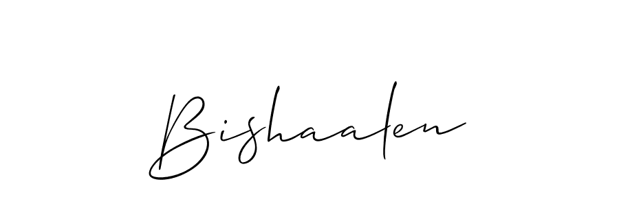 Once you've used our free online signature maker to create your best signature Allison_Script style, it's time to enjoy all of the benefits that Bishaalen name signing documents. Bishaalen signature style 2 images and pictures png