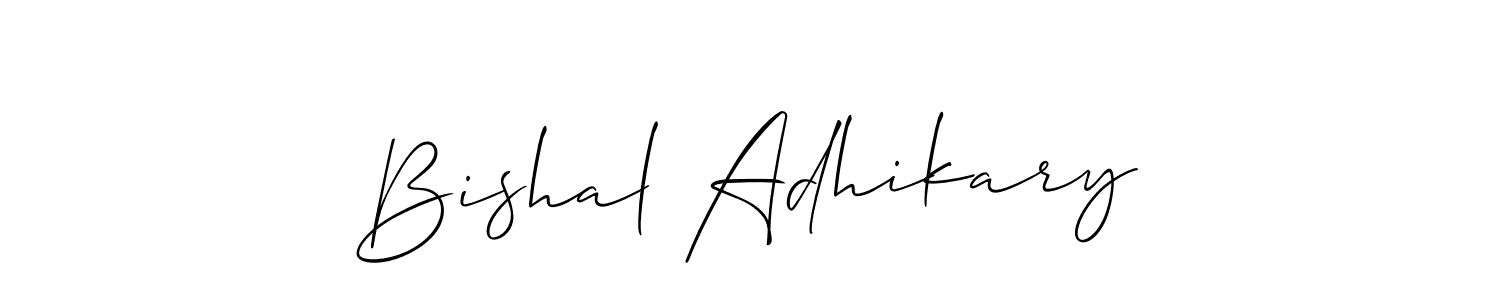Here are the top 10 professional signature styles for the name Bishal Adhikary. These are the best autograph styles you can use for your name. Bishal Adhikary signature style 2 images and pictures png