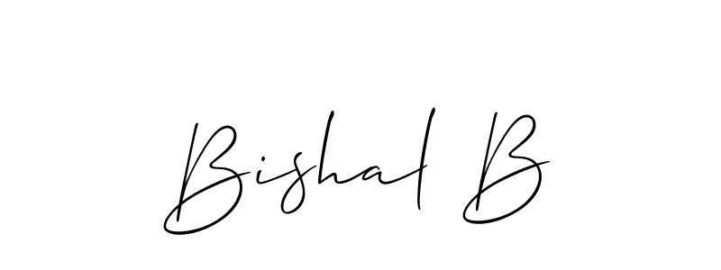 Make a beautiful signature design for name Bishal B. Use this online signature maker to create a handwritten signature for free. Bishal B signature style 2 images and pictures png