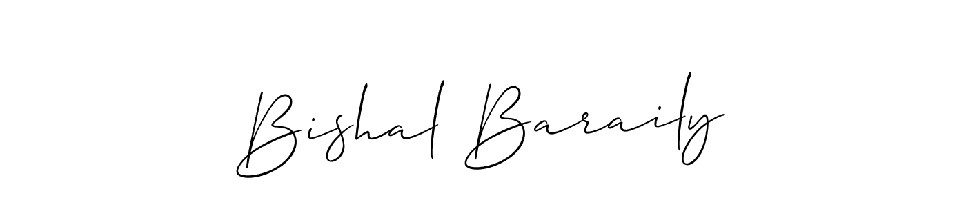 Make a beautiful signature design for name Bishal Baraily. Use this online signature maker to create a handwritten signature for free. Bishal Baraily signature style 2 images and pictures png