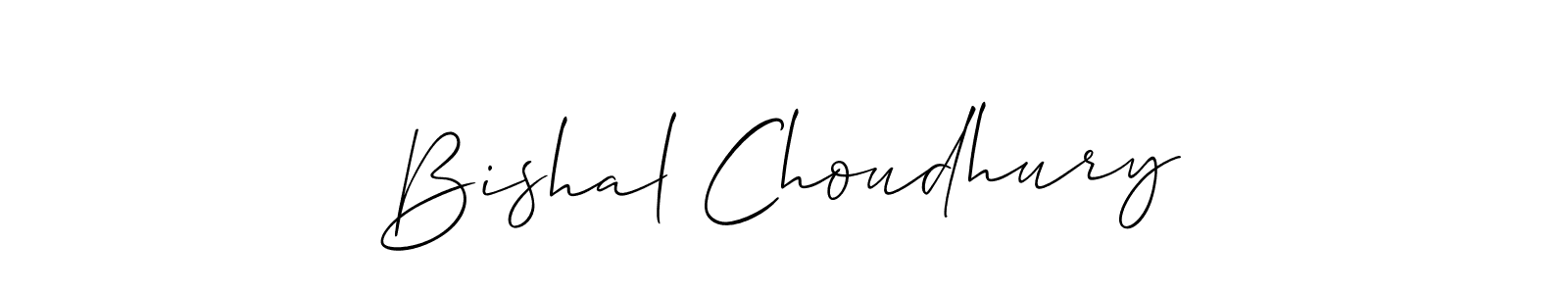 Allison_Script is a professional signature style that is perfect for those who want to add a touch of class to their signature. It is also a great choice for those who want to make their signature more unique. Get Bishal Choudhury name to fancy signature for free. Bishal Choudhury signature style 2 images and pictures png