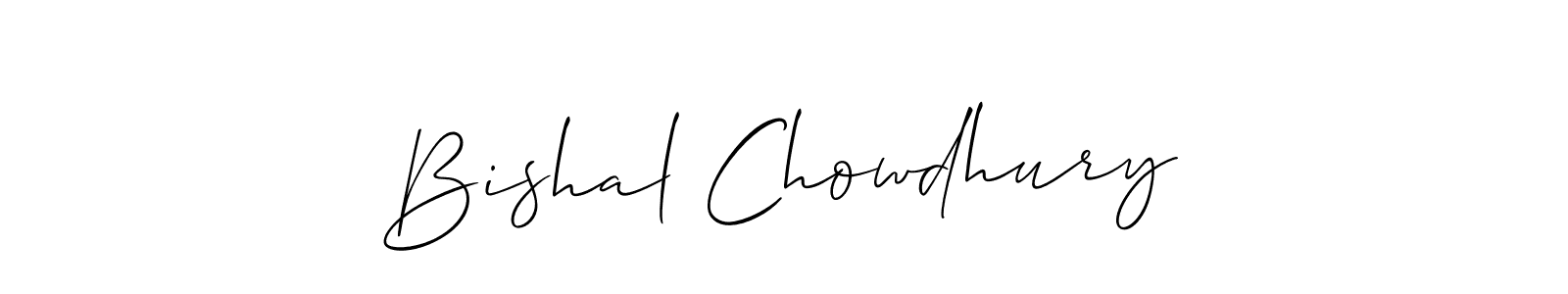 It looks lik you need a new signature style for name Bishal Chowdhury. Design unique handwritten (Allison_Script) signature with our free signature maker in just a few clicks. Bishal Chowdhury signature style 2 images and pictures png