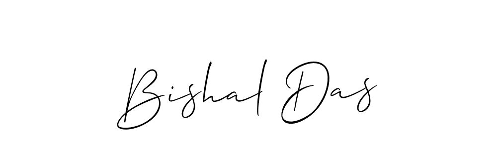 Allison_Script is a professional signature style that is perfect for those who want to add a touch of class to their signature. It is also a great choice for those who want to make their signature more unique. Get Bishal Das name to fancy signature for free. Bishal Das signature style 2 images and pictures png