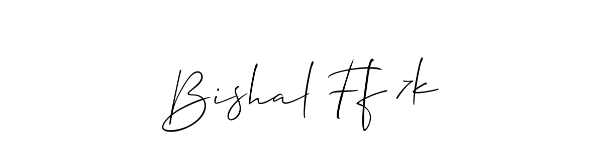 Make a beautiful signature design for name Bishal Ff 7k. Use this online signature maker to create a handwritten signature for free. Bishal Ff 7k signature style 2 images and pictures png