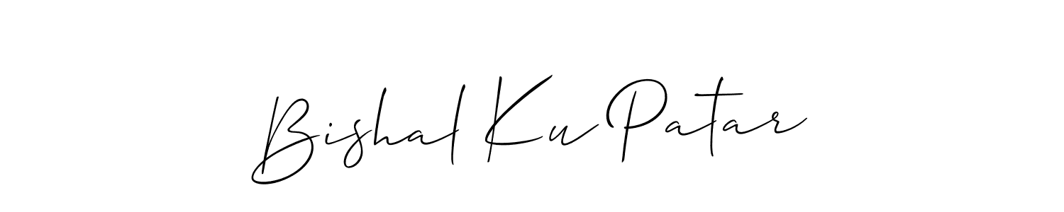 Design your own signature with our free online signature maker. With this signature software, you can create a handwritten (Allison_Script) signature for name Bishal Ku Patar. Bishal Ku Patar signature style 2 images and pictures png