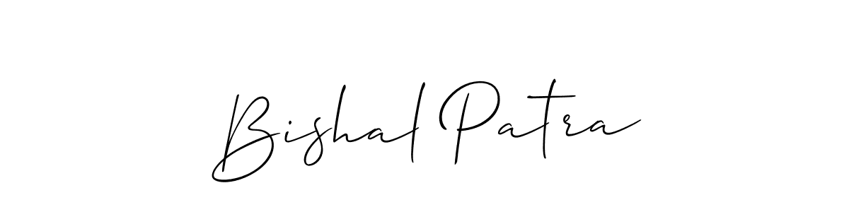 Design your own signature with our free online signature maker. With this signature software, you can create a handwritten (Allison_Script) signature for name Bishal Patra. Bishal Patra signature style 2 images and pictures png