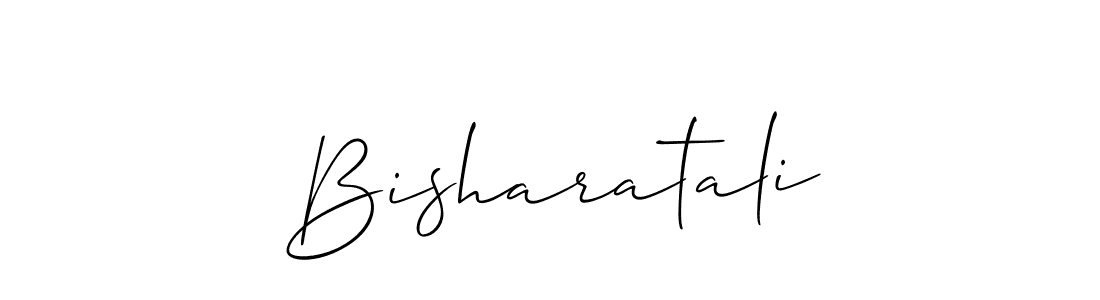 Once you've used our free online signature maker to create your best signature Allison_Script style, it's time to enjoy all of the benefits that Bisharatali name signing documents. Bisharatali signature style 2 images and pictures png