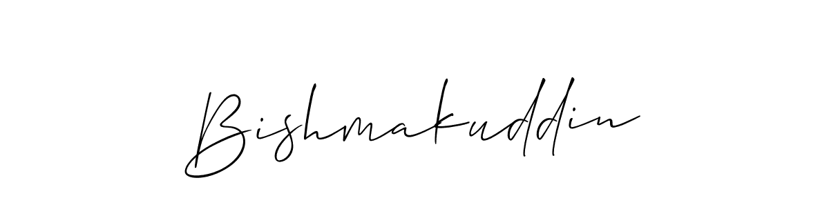 Best and Professional Signature Style for Bishmakuddin. Allison_Script Best Signature Style Collection. Bishmakuddin signature style 2 images and pictures png