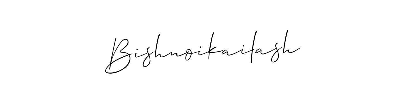 Best and Professional Signature Style for Bishnoikailash. Allison_Script Best Signature Style Collection. Bishnoikailash signature style 2 images and pictures png