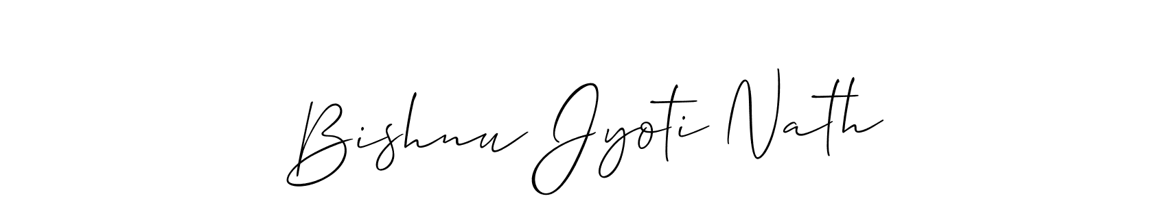 Once you've used our free online signature maker to create your best signature Allison_Script style, it's time to enjoy all of the benefits that Bishnu Jyoti Nath name signing documents. Bishnu Jyoti Nath signature style 2 images and pictures png