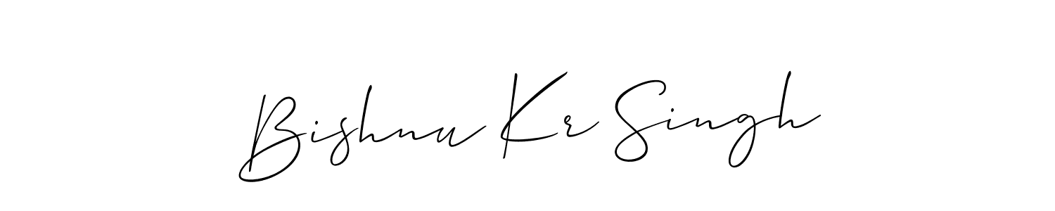 Check out images of Autograph of Bishnu Kr Singh name. Actor Bishnu Kr Singh Signature Style. Allison_Script is a professional sign style online. Bishnu Kr Singh signature style 2 images and pictures png