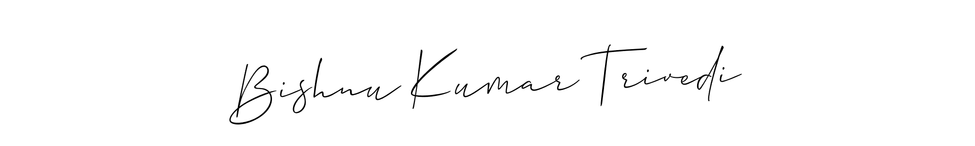 Make a beautiful signature design for name Bishnu Kumar Trivedi. Use this online signature maker to create a handwritten signature for free. Bishnu Kumar Trivedi signature style 2 images and pictures png