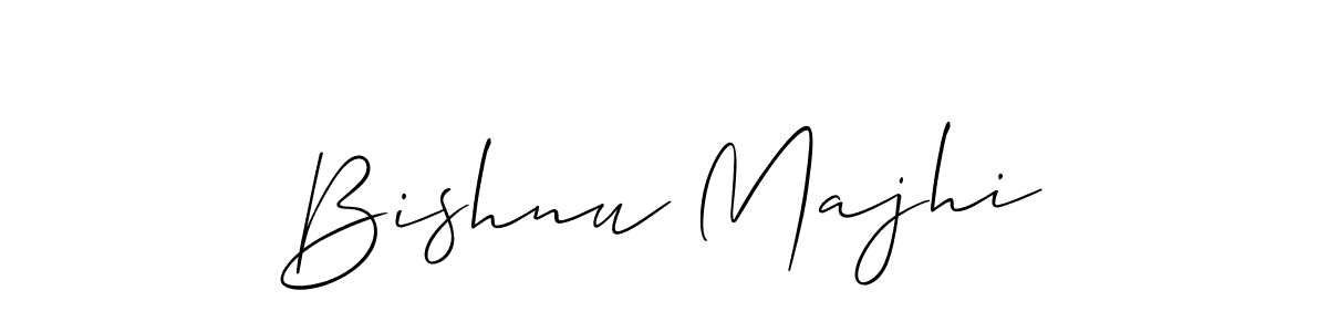 if you are searching for the best signature style for your name Bishnu Majhi. so please give up your signature search. here we have designed multiple signature styles  using Allison_Script. Bishnu Majhi signature style 2 images and pictures png