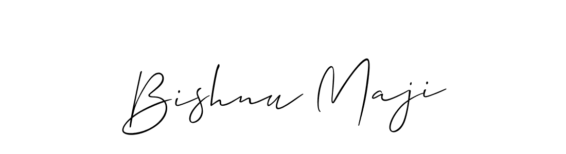 Also we have Bishnu Maji name is the best signature style. Create professional handwritten signature collection using Allison_Script autograph style. Bishnu Maji signature style 2 images and pictures png