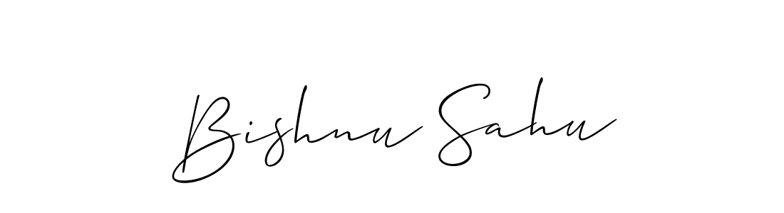 It looks lik you need a new signature style for name Bishnu Sahu. Design unique handwritten (Allison_Script) signature with our free signature maker in just a few clicks. Bishnu Sahu signature style 2 images and pictures png