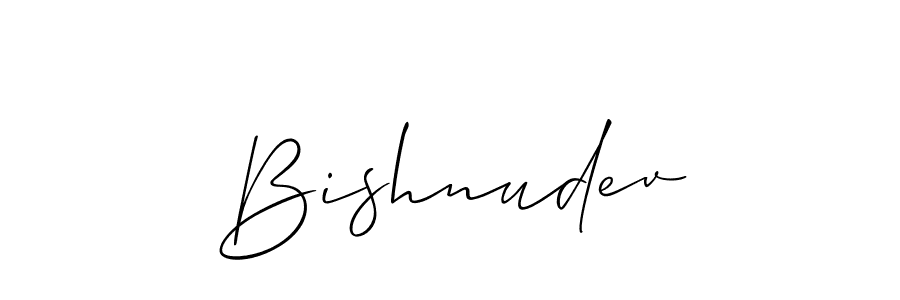 Similarly Allison_Script is the best handwritten signature design. Signature creator online .You can use it as an online autograph creator for name Bishnudev. Bishnudev signature style 2 images and pictures png