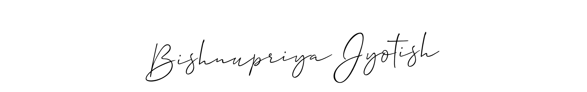 You can use this online signature creator to create a handwritten signature for the name Bishnupriya Jyotish. This is the best online autograph maker. Bishnupriya Jyotish signature style 2 images and pictures png