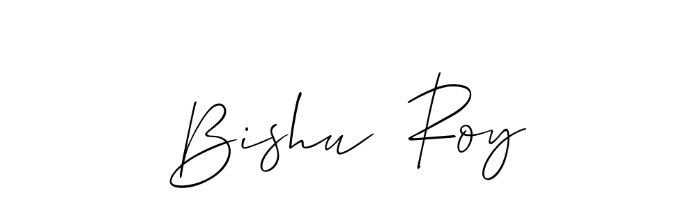 Also we have Bishu  Roy name is the best signature style. Create professional handwritten signature collection using Allison_Script autograph style. Bishu  Roy signature style 2 images and pictures png