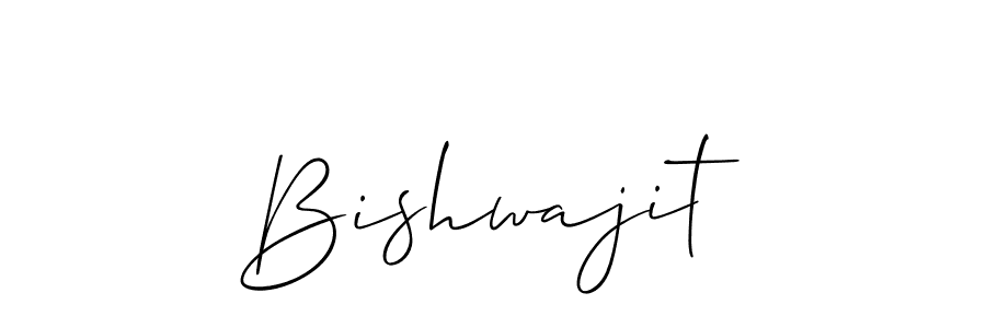 Design your own signature with our free online signature maker. With this signature software, you can create a handwritten (Allison_Script) signature for name Bishwajit. Bishwajit signature style 2 images and pictures png