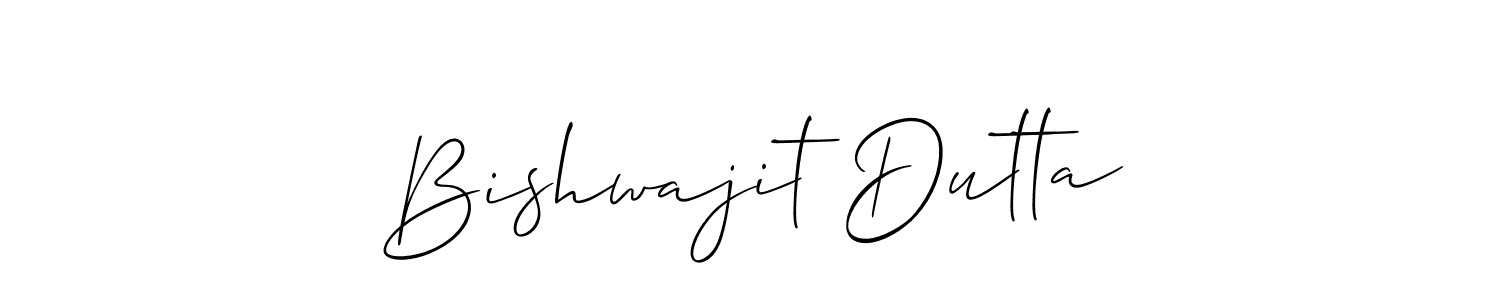 Make a short Bishwajit Dutta signature style. Manage your documents anywhere anytime using Allison_Script. Create and add eSignatures, submit forms, share and send files easily. Bishwajit Dutta signature style 2 images and pictures png