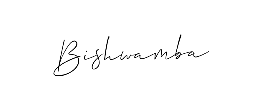 Similarly Allison_Script is the best handwritten signature design. Signature creator online .You can use it as an online autograph creator for name Bishwamba. Bishwamba signature style 2 images and pictures png