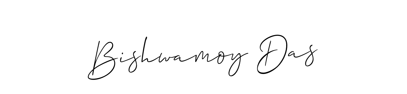 How to Draw Bishwamoy Das signature style? Allison_Script is a latest design signature styles for name Bishwamoy Das. Bishwamoy Das signature style 2 images and pictures png