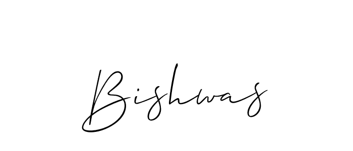 Bishwas stylish signature style. Best Handwritten Sign (Allison_Script) for my name. Handwritten Signature Collection Ideas for my name Bishwas. Bishwas signature style 2 images and pictures png