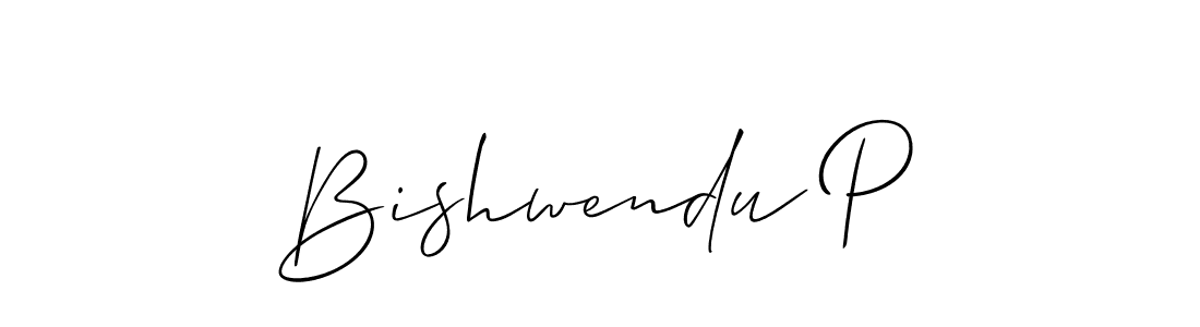 Once you've used our free online signature maker to create your best signature Allison_Script style, it's time to enjoy all of the benefits that Bishwendu P name signing documents. Bishwendu P signature style 2 images and pictures png