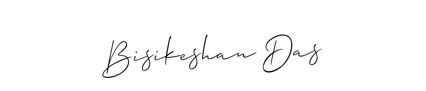 How to make Bisikeshan Das signature? Allison_Script is a professional autograph style. Create handwritten signature for Bisikeshan Das name. Bisikeshan Das signature style 2 images and pictures png