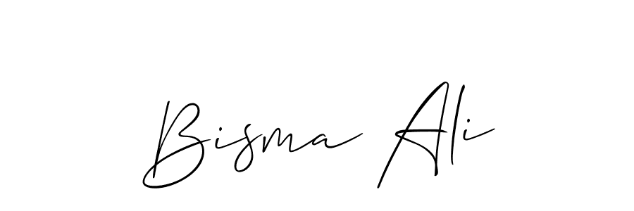 Best and Professional Signature Style for Bisma Ali. Allison_Script Best Signature Style Collection. Bisma Ali signature style 2 images and pictures png