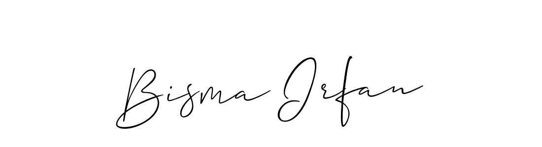 if you are searching for the best signature style for your name Bisma Irfan. so please give up your signature search. here we have designed multiple signature styles  using Allison_Script. Bisma Irfan signature style 2 images and pictures png