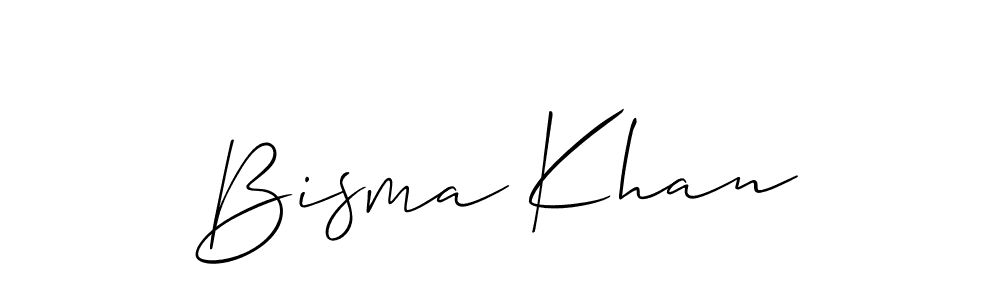 Make a beautiful signature design for name Bisma Khan. Use this online signature maker to create a handwritten signature for free. Bisma Khan signature style 2 images and pictures png