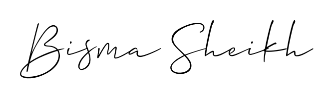 Enhance your business communications with Bisma Sheikh signature in Allison_Script lettering. Clean, modern, and universally compatible. Bisma Sheikh signature style 2 images and pictures png