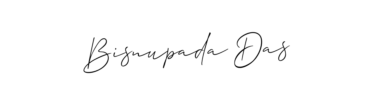 How to make Bisnupada Das signature? Allison_Script is a professional autograph style. Create handwritten signature for Bisnupada Das name. Bisnupada Das signature style 2 images and pictures png