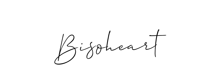 Similarly Allison_Script is the best handwritten signature design. Signature creator online .You can use it as an online autograph creator for name Bisoheart. Bisoheart signature style 2 images and pictures png