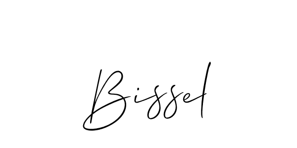 Bissel stylish signature style. Best Handwritten Sign (Allison_Script) for my name. Handwritten Signature Collection Ideas for my name Bissel. Bissel signature style 2 images and pictures png